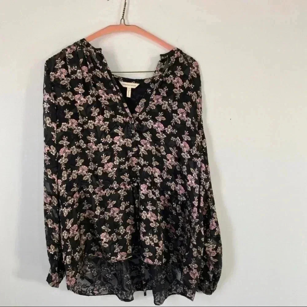 Rebecca Taylor Floral Blouse